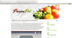 Desktop Screenshot of presnapot.ekologicen.si